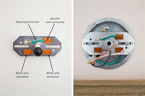 can i install a light fixture without a junction box|install vanity light without box.